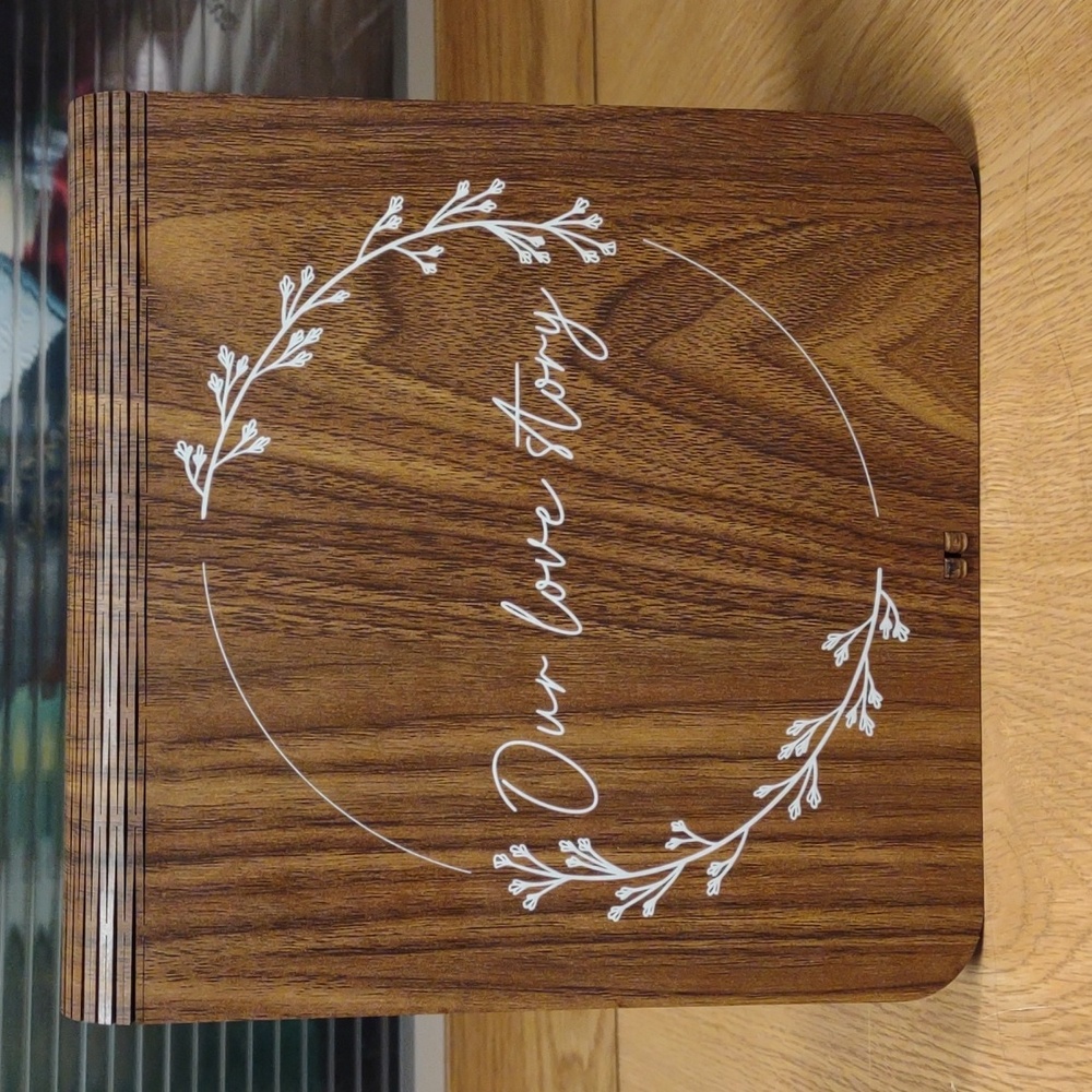 Heather and Willow Keepsake Memory Wedding Couple Box - New
